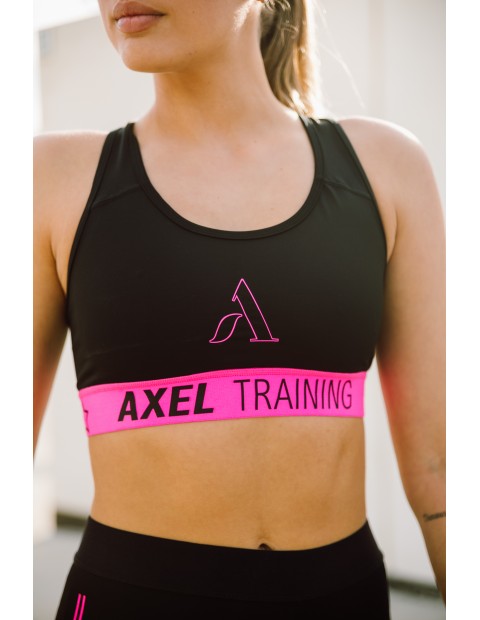TOP AXEL TRAINING NEGRO FUCSIA SLY DRY