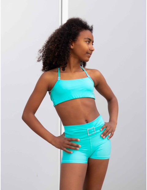 SET TOP AND  SHORTS HEBILLAS AQUAMARIANA