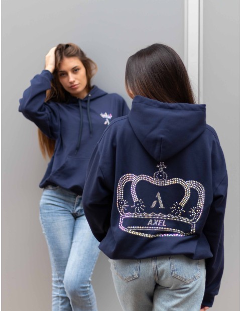 NAVY BLUE AXEL QUEEN HOODIE