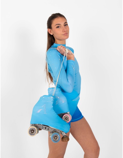 CAPA PARA PATINS DEGRADÉ GLOW AZUL